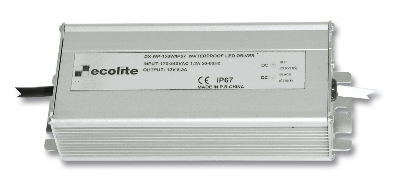 Napájecí zdroj LED ECOPLANET TRAFO 150W, IP67