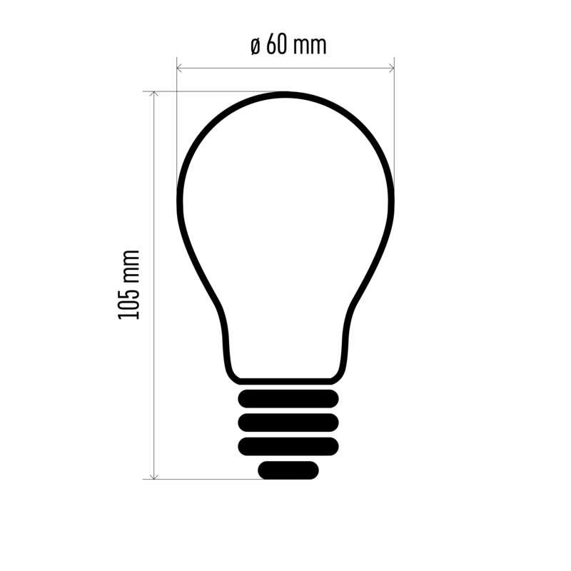 EMOS ZF5120 LED FLM A60 3,4W(40W) 470lm E27 WW