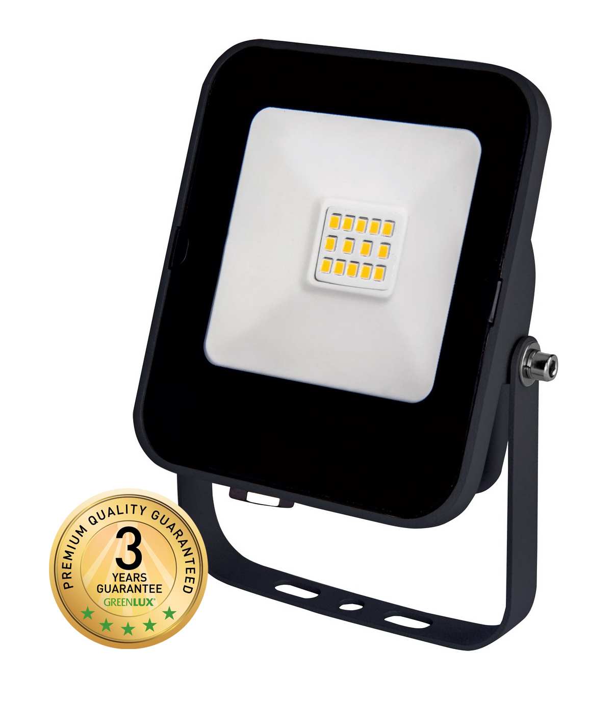 Reflektor LED GREENLUX ALFA SMD 10W, IP65, neutrální bílá, černá