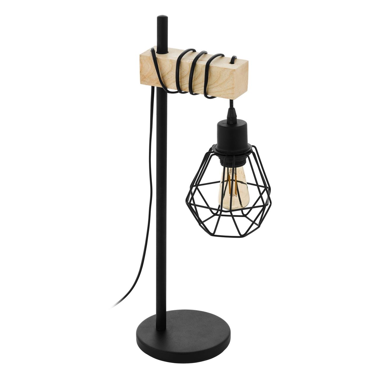 Stolní svítidloTOWNSHEND 5 černá 220×155 mm 1x60W EGLO