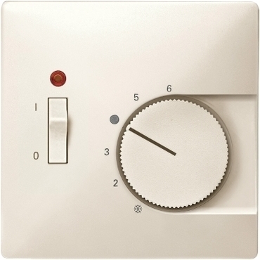 SCHN MTN539744 Merten - Centrální deska pro mechanismus termostatu se spínačem, S-Design, White Crea