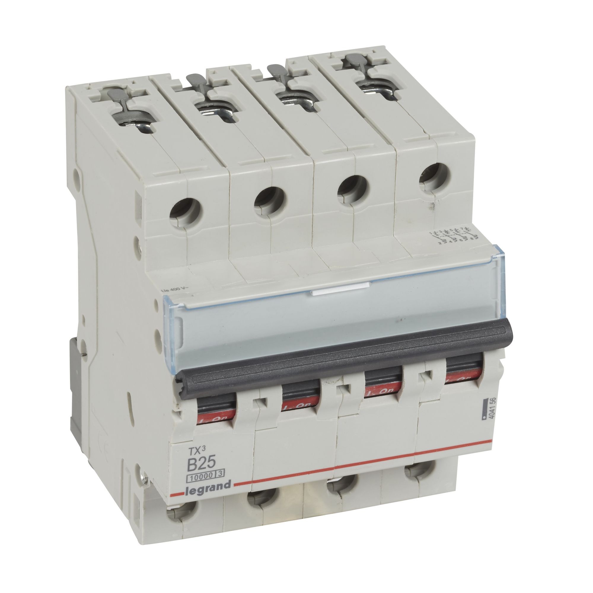 Jistič čtyřpolový LEGRAND 404156 TX3 4P B25 10000A