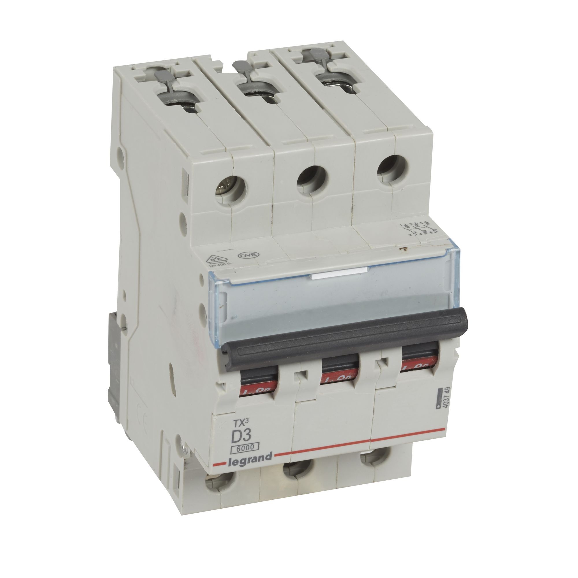 Jistič třípolový LEGRAND 403749 TX3 3P D3 6000A
