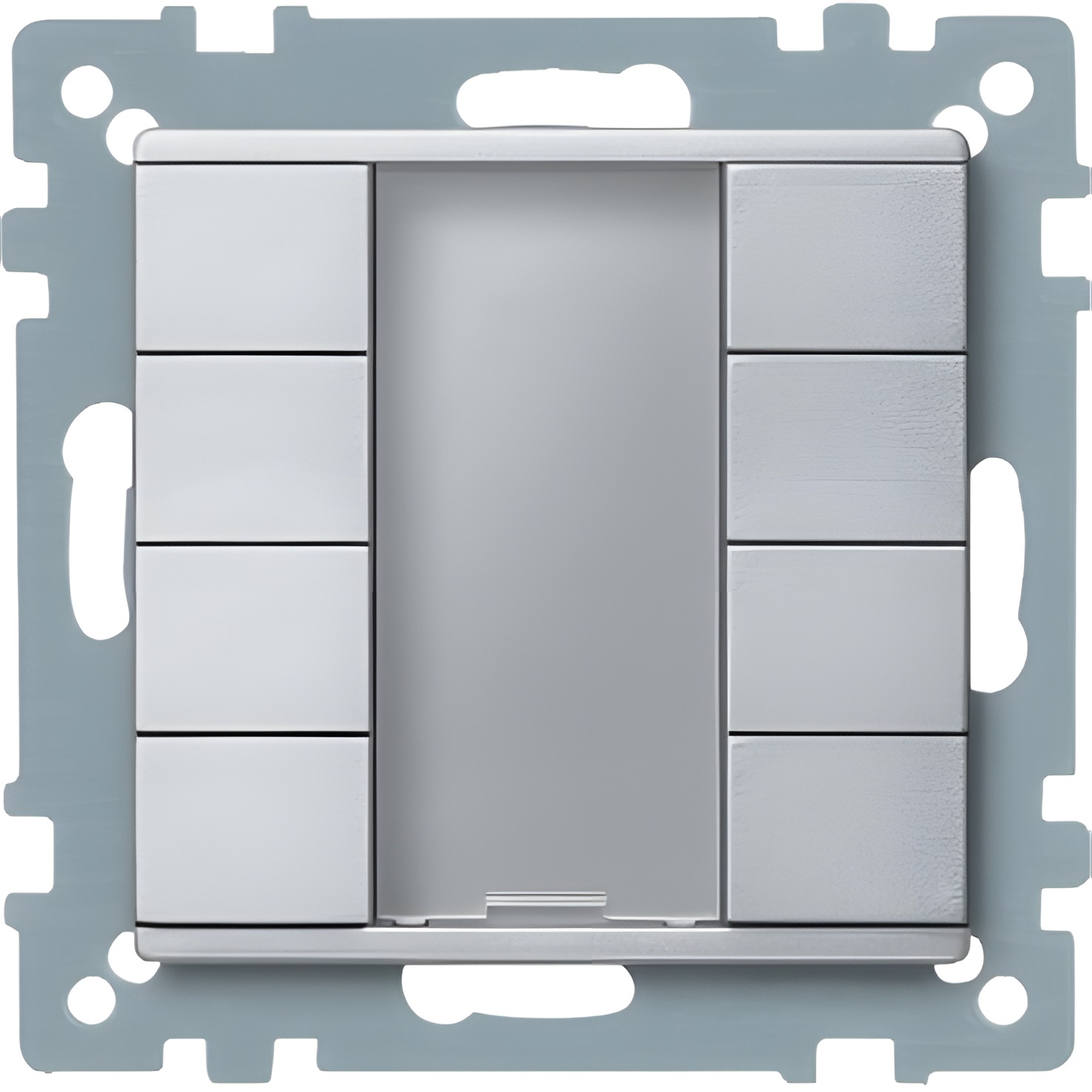 SCHN MTN627860 KNX tlač. panel 4-násobný plus, Aluminium, System M