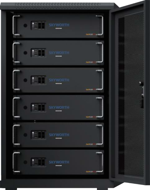 SKYWORTH 22U Jednodílná rack skříň s pevnou konstrukcí a větracími mřížkami vestavný konektor RPC