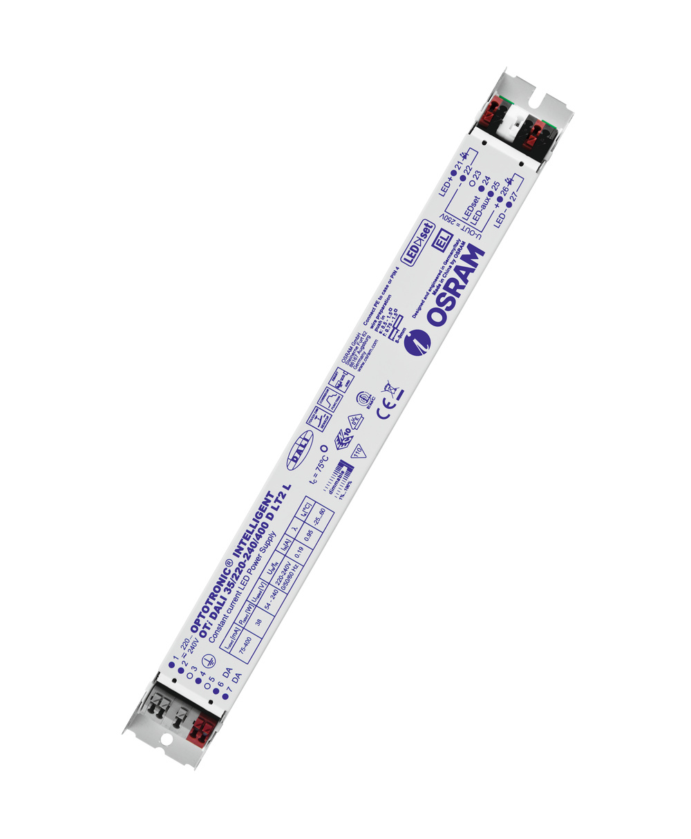 LED driver proudový OSRAM OTi DALI 35/220…240/400 D LT2 L, DALI, IP20