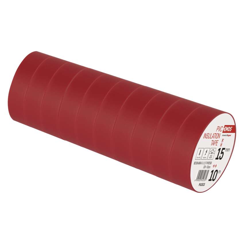 EMOS F61513 PÁSKA PVC 15/10 ČERVENÁ