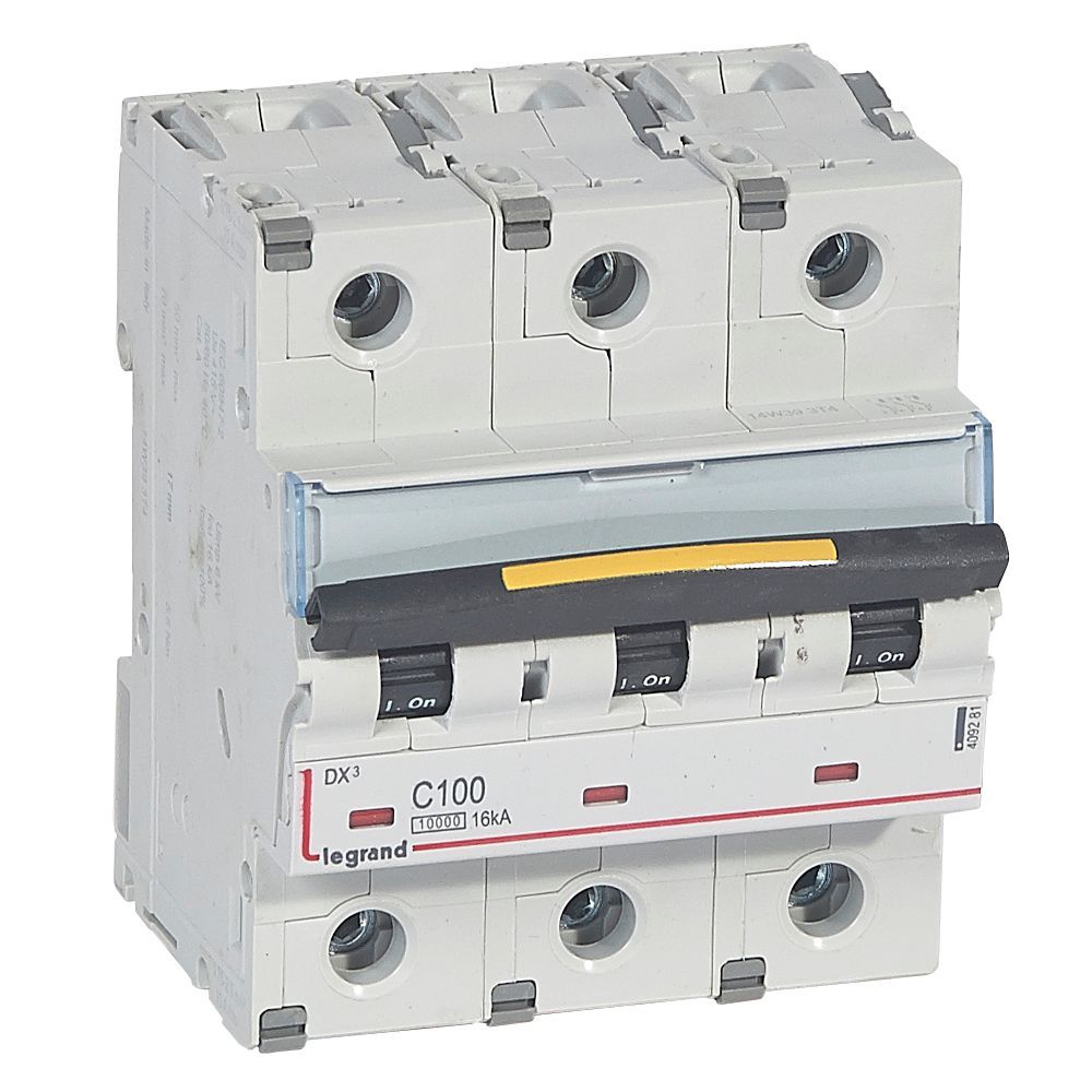 Jistič třípolový LEGRAND 409281 DX3 3P C100 10000A/16KA