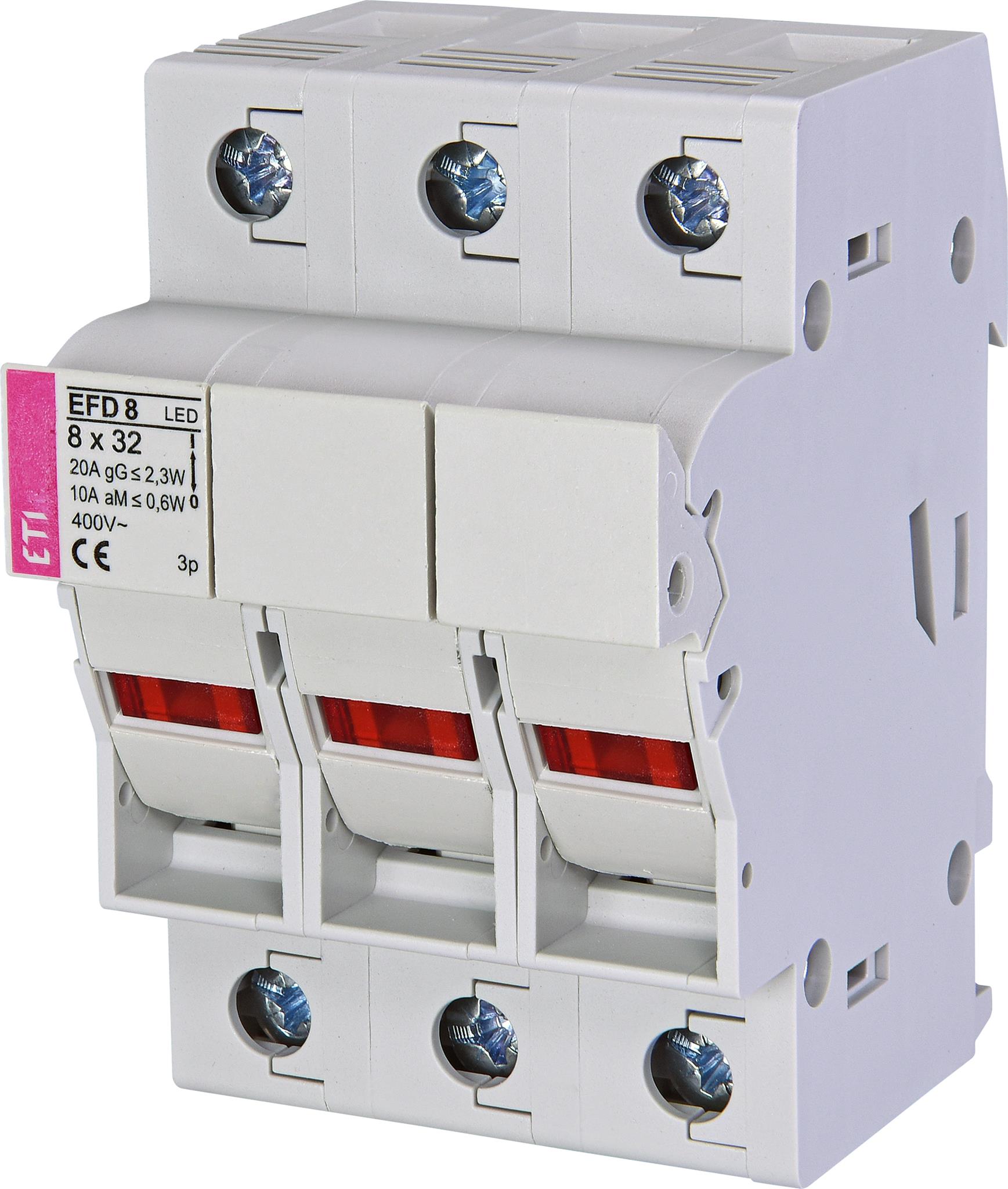ETI 002520014 pojistkový odpínač, EFD 8 3p LED