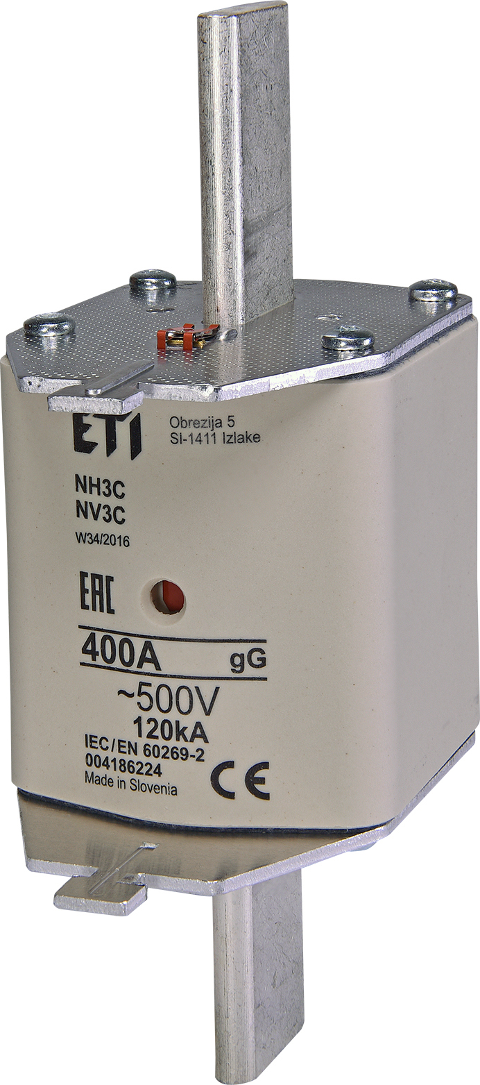 ETI 004186224 pojistka, NH3C gG 400A/500V