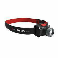 NG Čelová svítilna H4 5W CREE, max260m, max410lm, max17,5hod, IP45/III, zoom, nabíjení 6hod nebo 3
