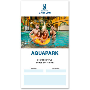 BABYLON AQUAPARK vstupné pro osobu do 140 cm