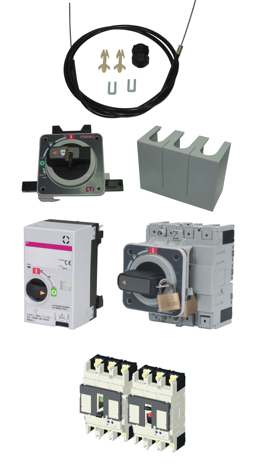 ETI 004672331 rukojeť, RO2 800-1000 P, black