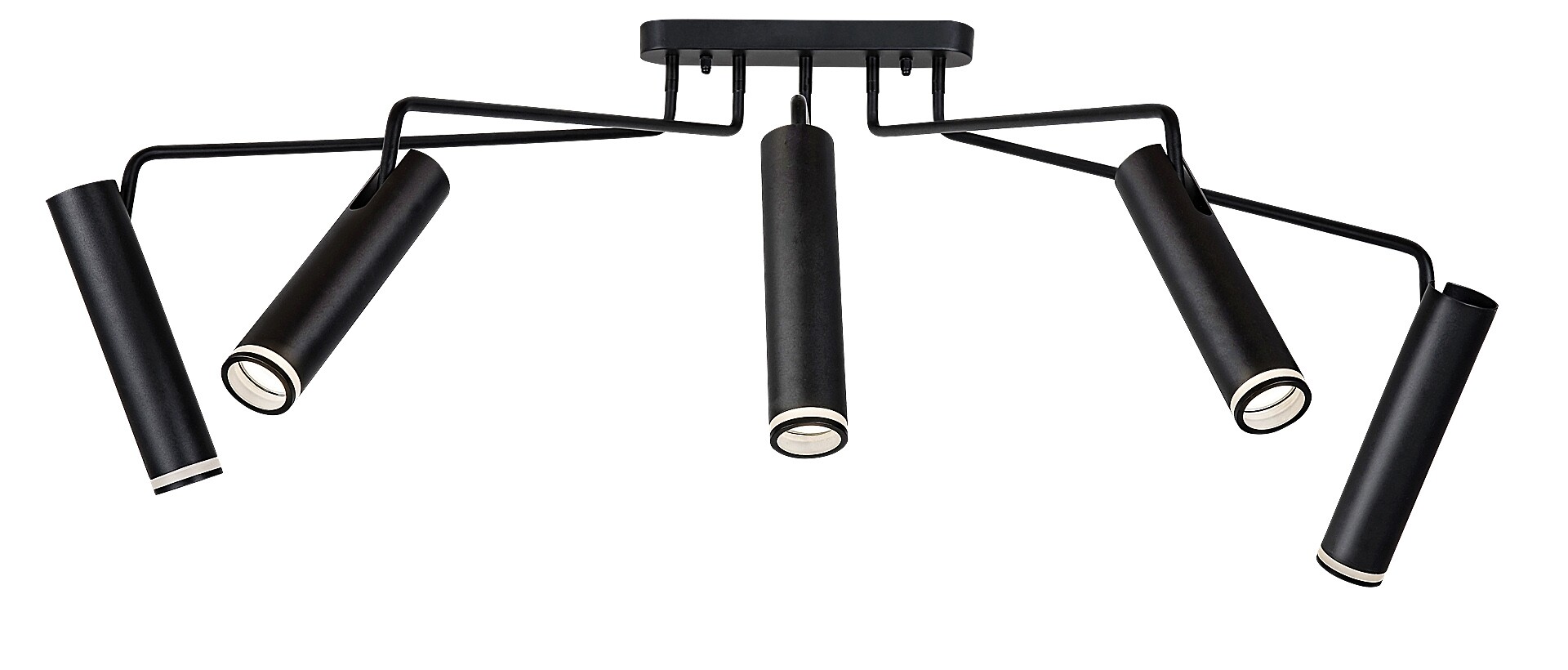 Stropní svítidlo Senobia černá GU10 5×35W RABALUX 73040
