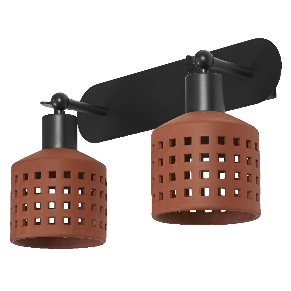 LED svítidlo dekorativní LEDVANCE DECOR CLAY WINDOWS WALL 2XE27