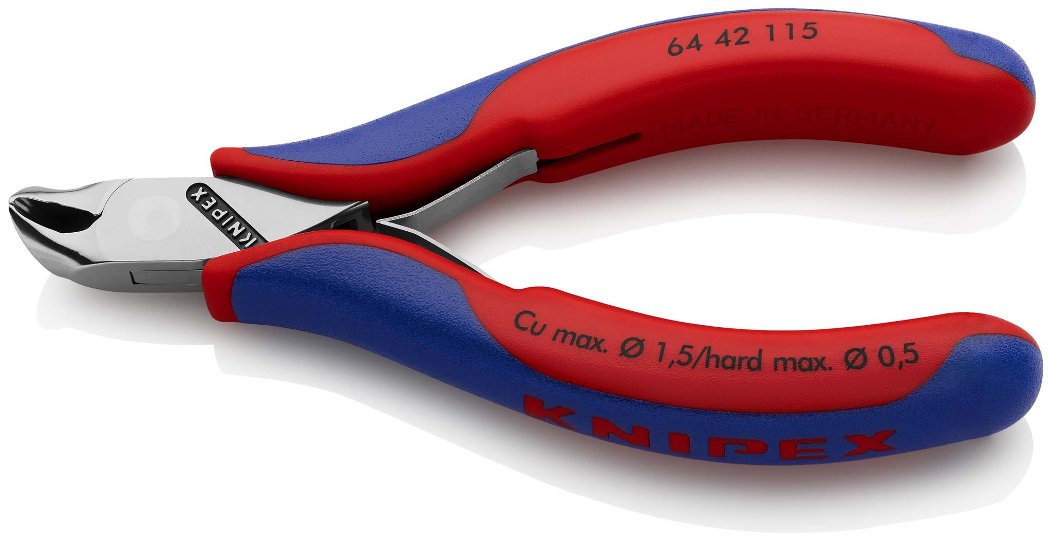KNIPEX64 42 115 Kleště štípací čelní se šikmými břity pro elektroniku
