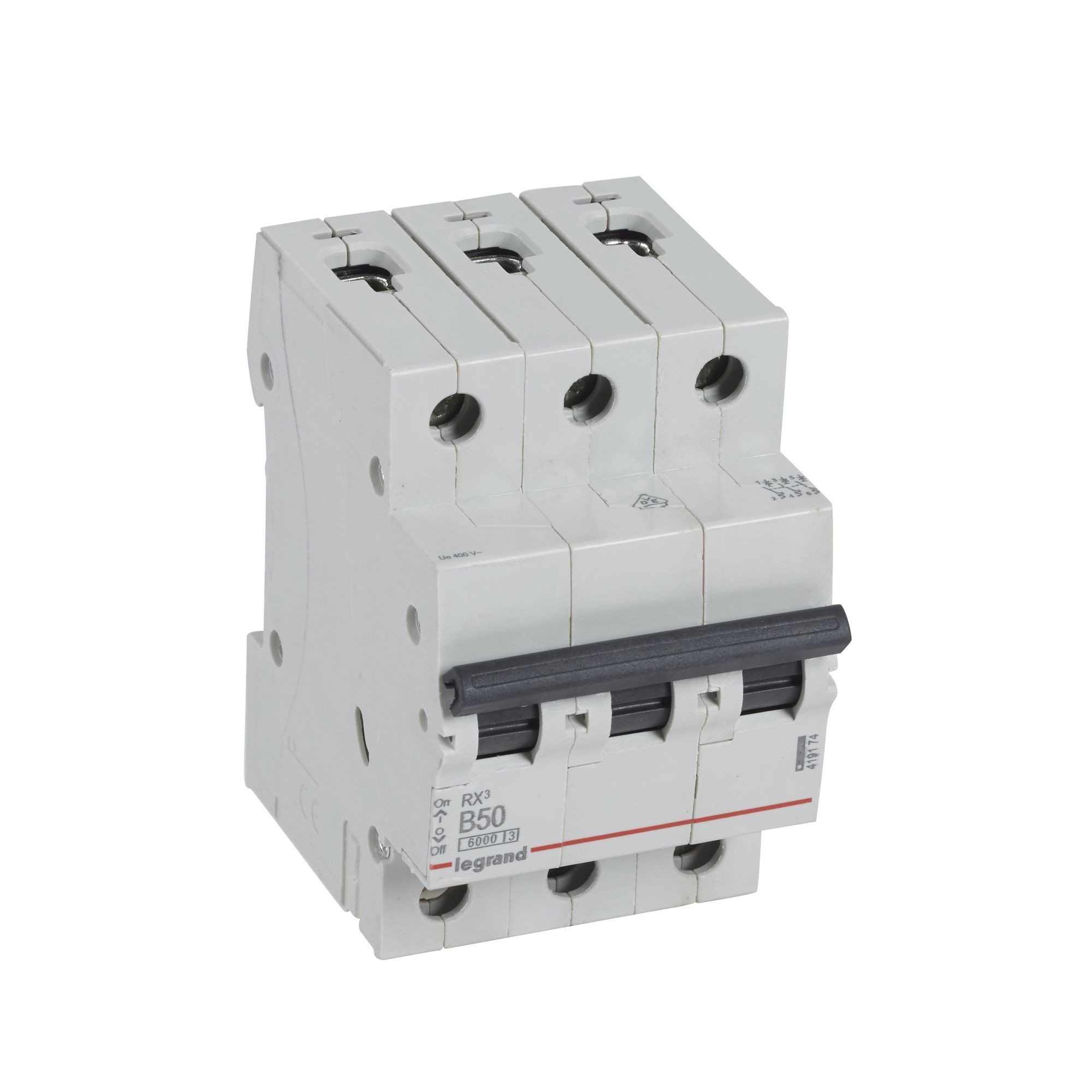 Jistič třípolový LEGRAND 419174 RX3 3P B50 6000A