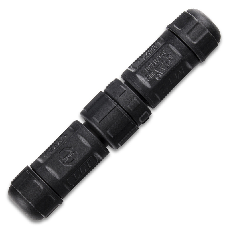 MC LED Konektor vidlice + zásuvka, IP67, pájecí, M12, 2piny