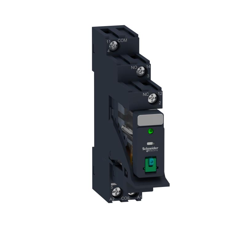 SCHN RXG12BDPV Relé Zelio + patice, 1V /Z, 10A, 24VDC, test