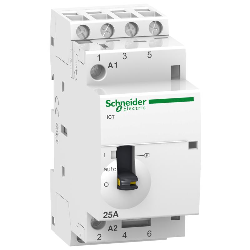 SCHN A9C21134 Stykač iCT 25A 4ZAP  24/V AC 50Hz M.O.