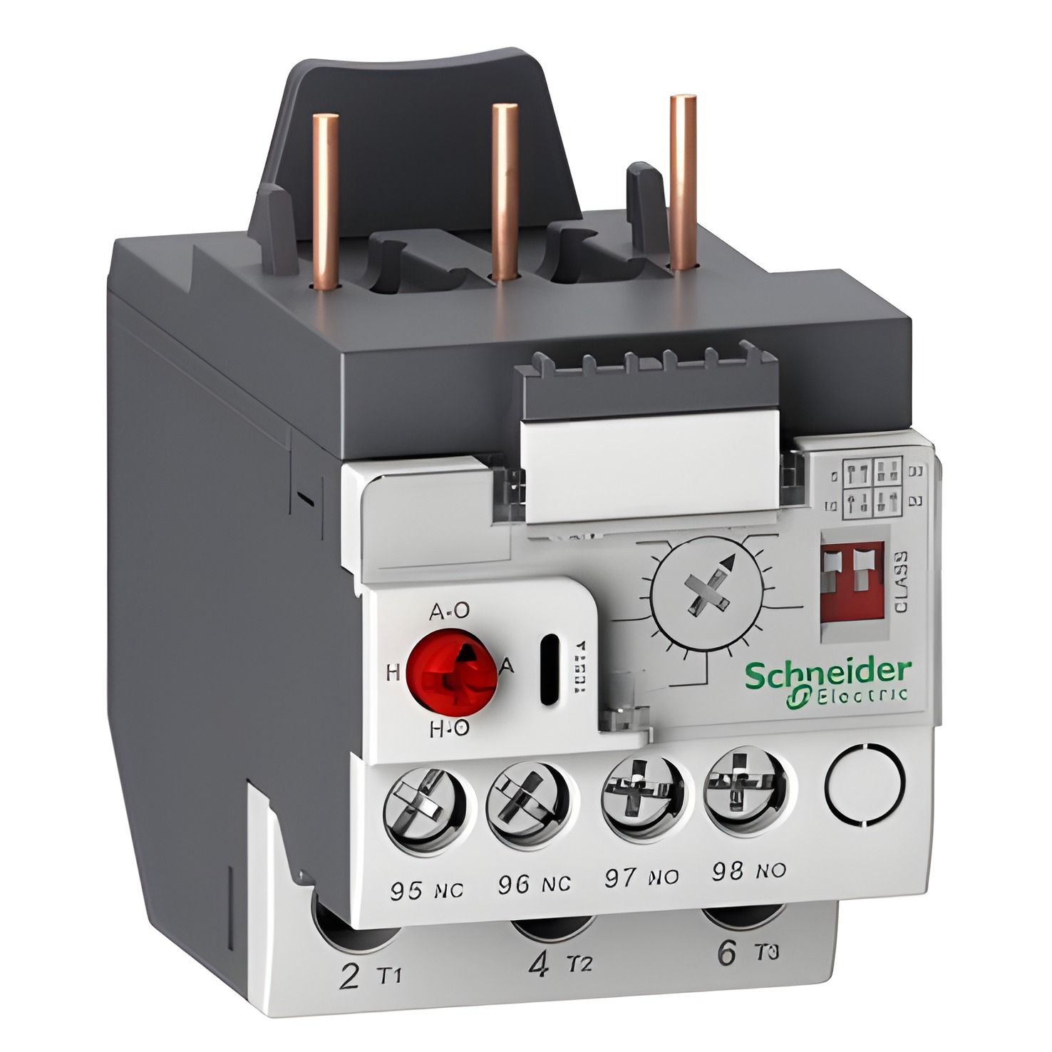 SCHN LR9D08 elektronické nadproudové relé 1,6-8,0A