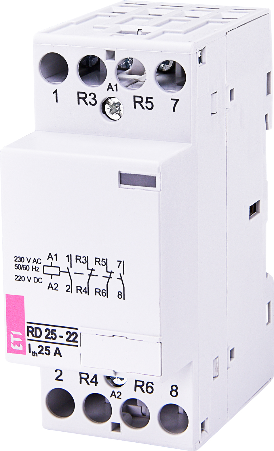 ETI 002464014 modulární stykač, RD 25-22-230V AC/DC