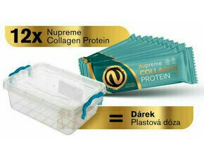 NUPREME Proteinové tyčinky kokos a karamel v dóze 12 ks