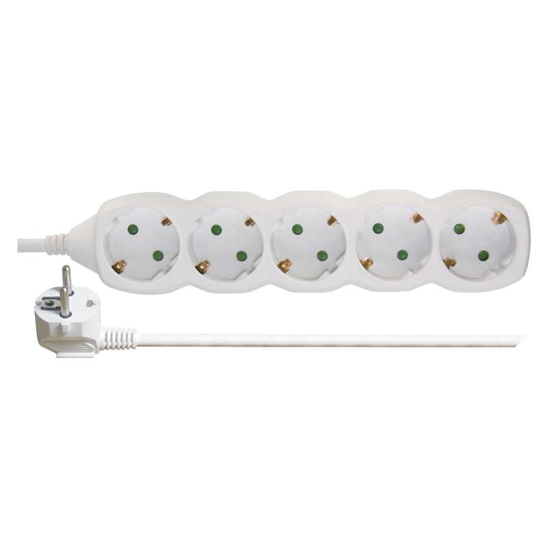 EMOS P0525R PRODLUŽKA 5Z 5M 1,5MM SCHUKO