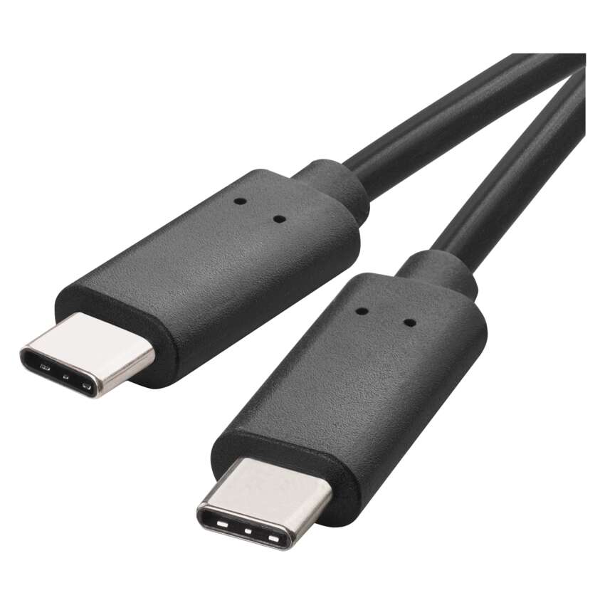 Kabel USB EMOS SM7022BL, 3.1, USB-C/USB-C, černá, 1 m