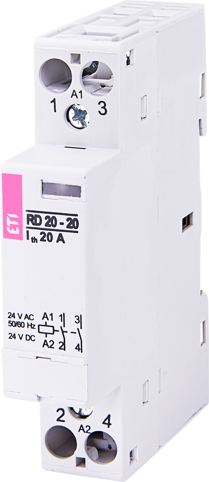 ETI 002464005 modulární stykač, RD 20-20-24V AC/DC