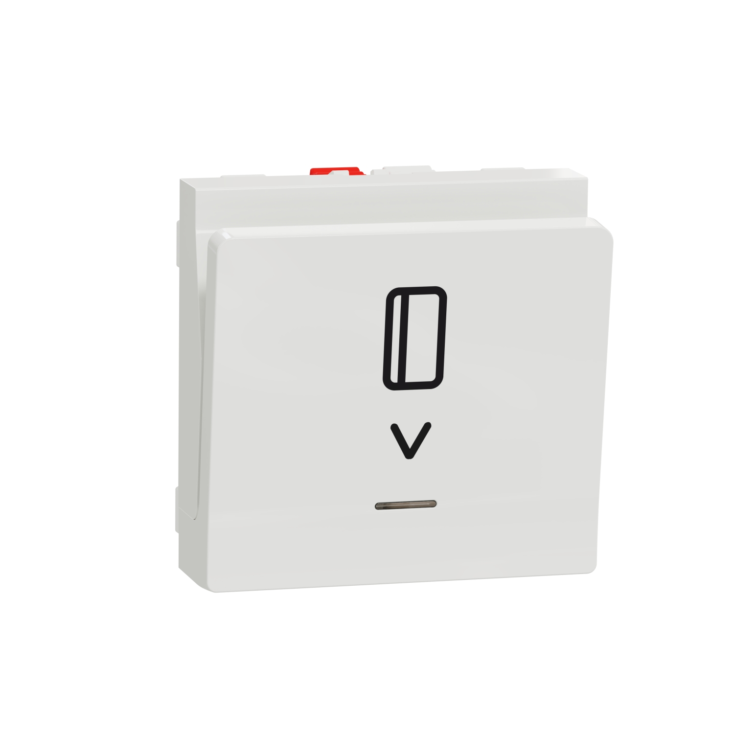 SCHN NU328318 Unica - Spínač pro hotelové karty, 2M, Bílý