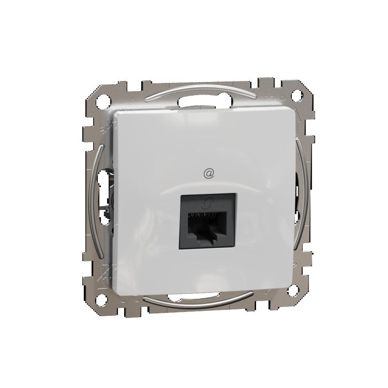 SCHN SDD113451 Sedna D/E - Datová zásuvka 1xRJ45 kat. 5e UTP, Aluminium