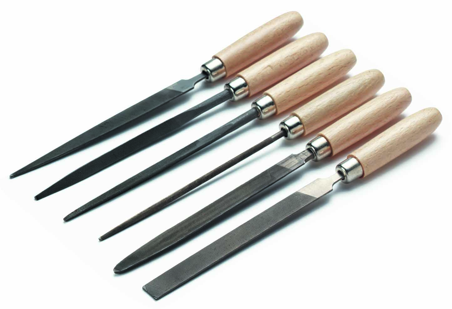CIMCO 206750 Sada zámečnických pilníků - 100 mm (6 ks)