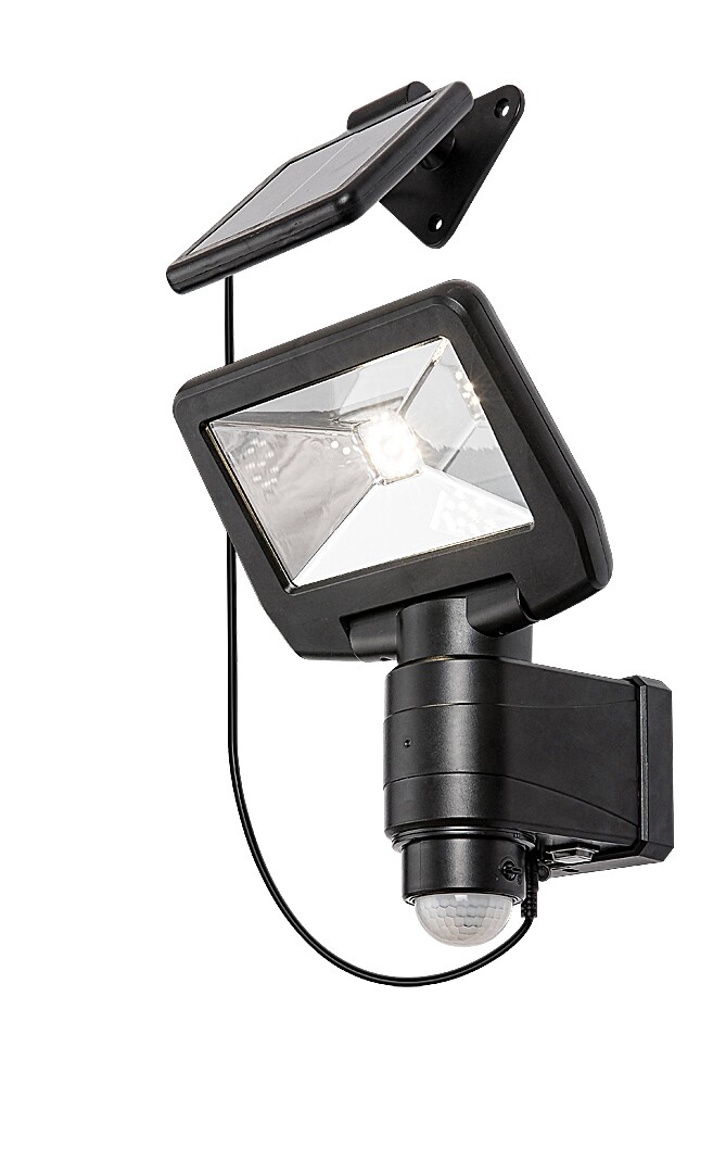 Solární svítidlo Dojran černá LED 5W RABALUX 77021