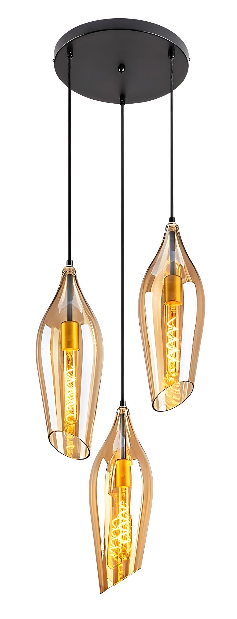 Závěsné svítidlo Bellini černá E27 3×60W RABALUX 72203