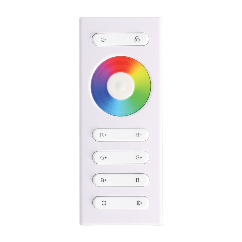 MC LED RF ovladač - RGB, 1 zóna, bílý