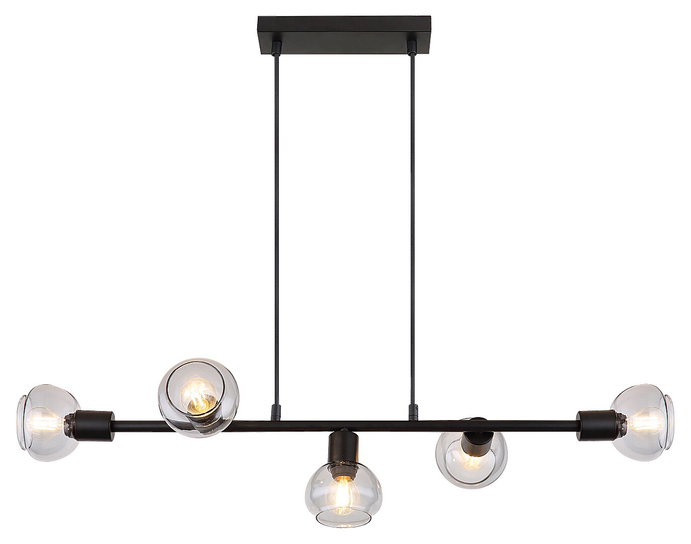 Závěsné svítidlo Sullivan černá E14 5×40W RABALUX 3297