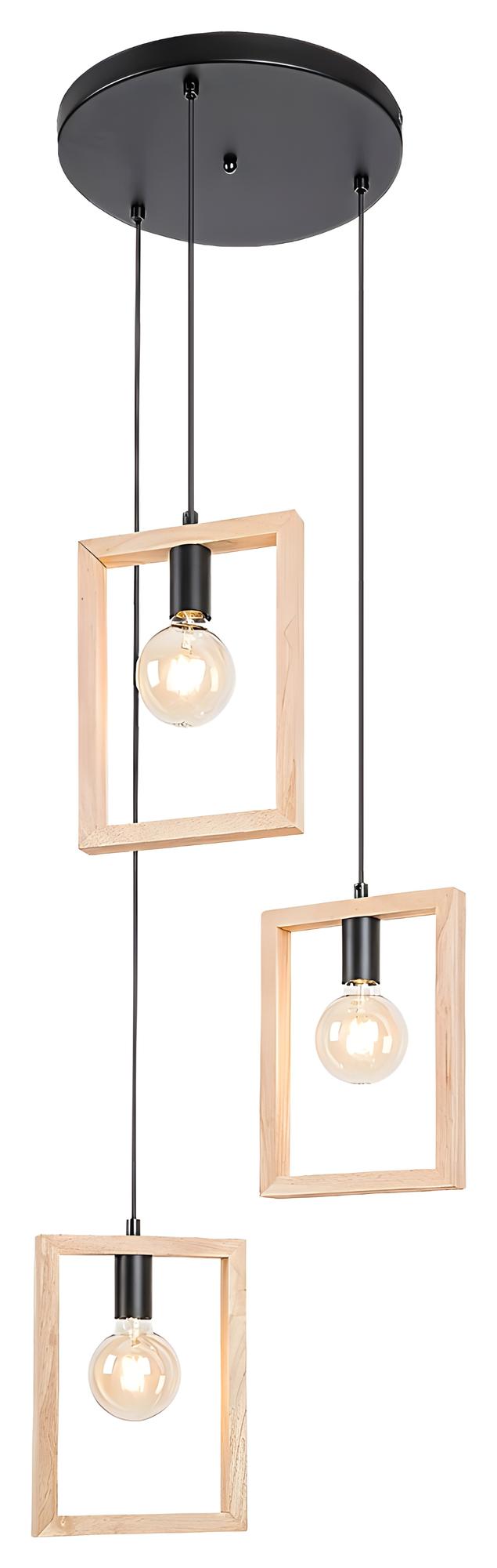 Závěsné svítidlo Indigo černá E27 3×40W RABALUX 2293