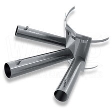 wpr8473 PTA-KX3 pozinkovaný sloupový držák vlajek KOALA FIX, pro 3 vlajky, vnitřní O trubky: 24 mm,