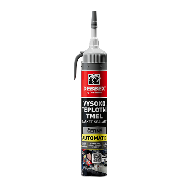 Tmel vysokoteplotní DEBBEX 32015A Gasket Sealant 200ml ČERNÝ na neutrální bázi, automatic