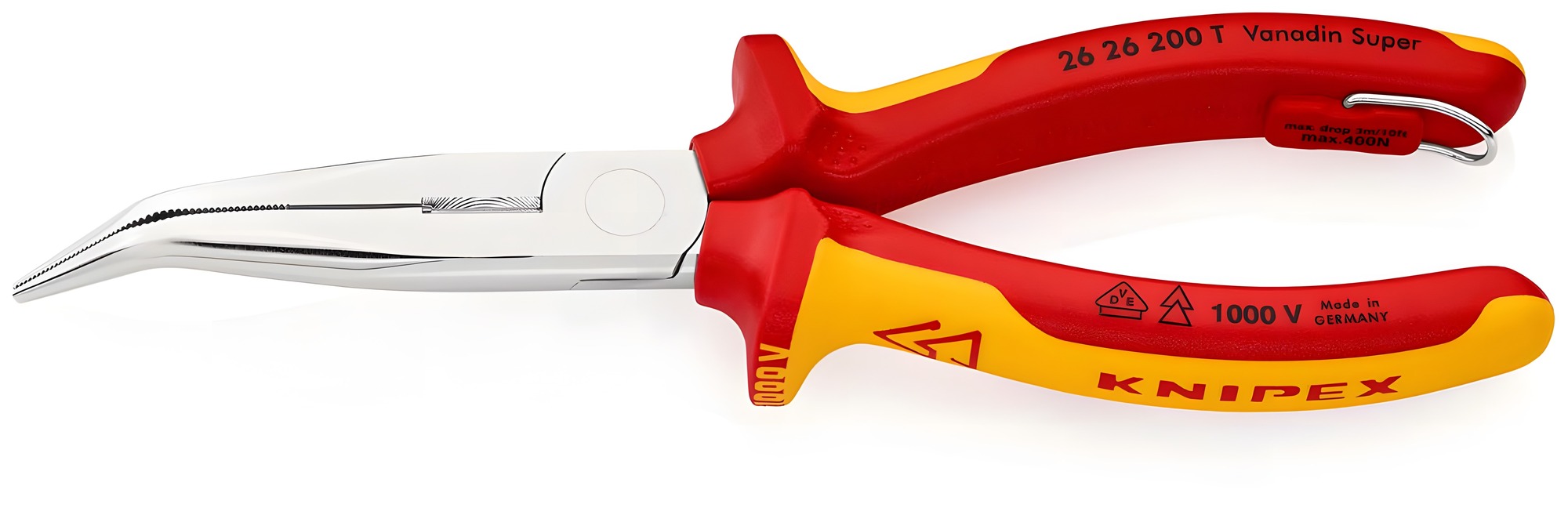 KNIPEX 26 26 200 T Kleště půlkulaté s břity TT