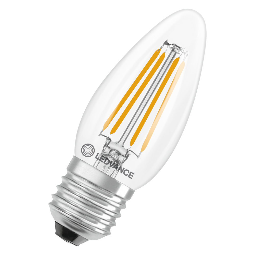 LED žárovka LEDVANCE LED CLB40 3.4W 827 FILCL E27 P