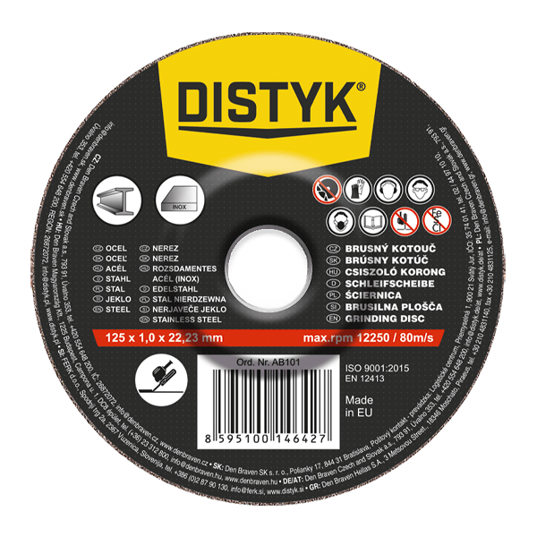 DEBBEX AB102 DP - Brus.kot.kov/inox A24R-150x6.0x22.23-T27