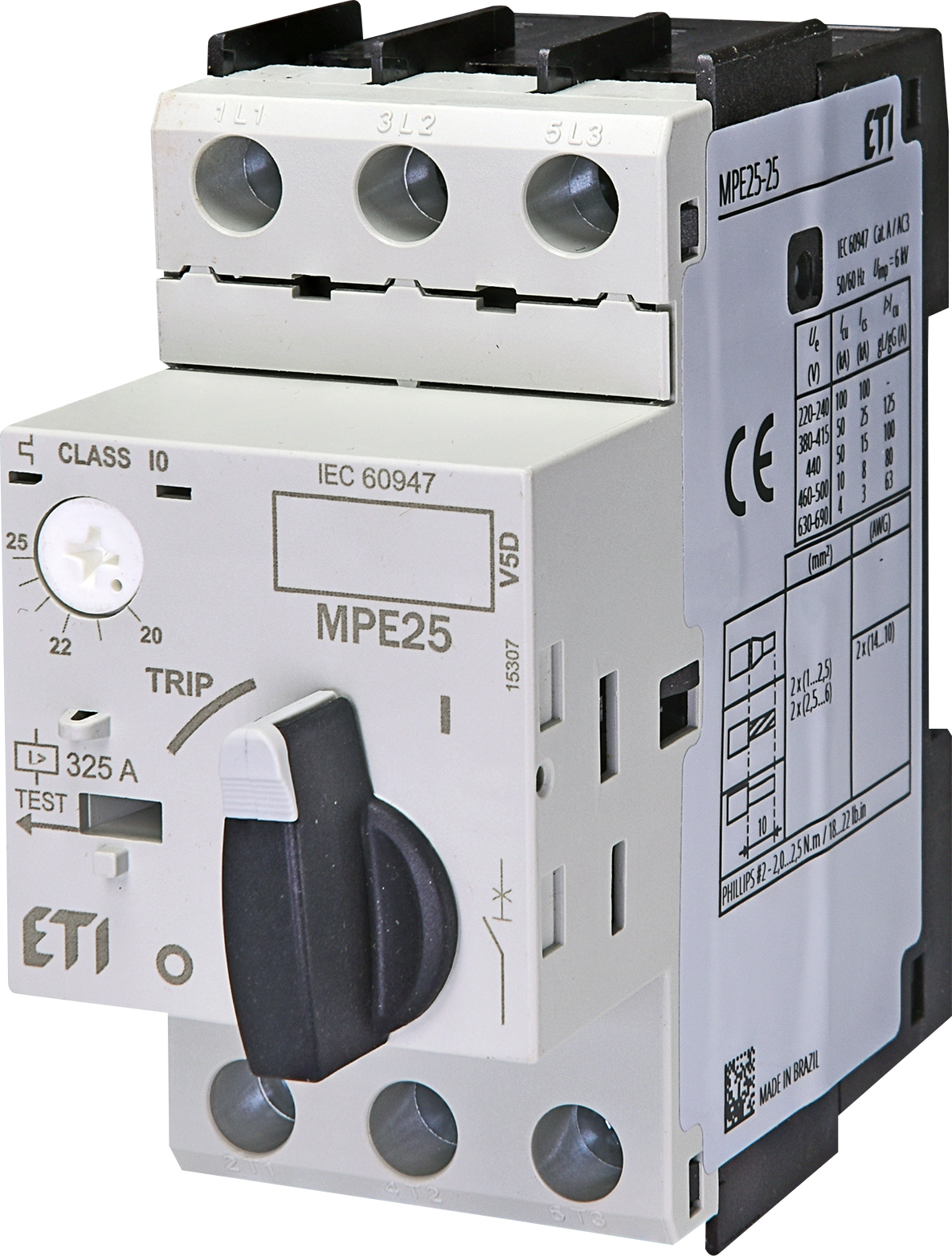 ETI 004648013 motorový spouštěč, MPE25-25