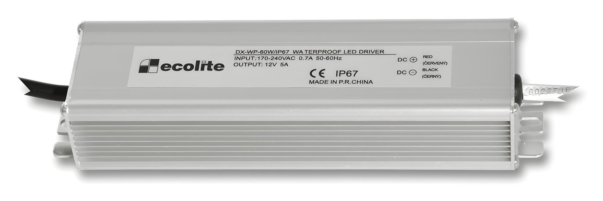Napájecí zdroj LED ECOPLANET TRAFO 60W, IP67