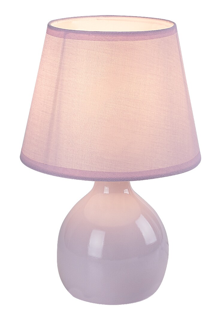 Stolní lampa Ingrid růžová E14 1×40W RABALUX 74078