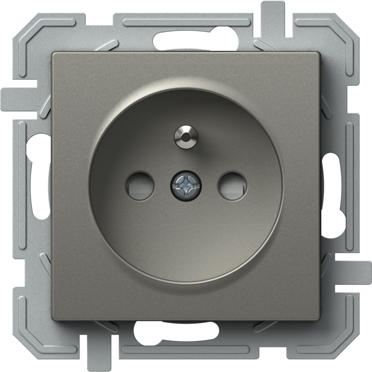 TEM ZÁSUVKA FRANCOUZSKÁ 2P+E 16A 250V~ TI XO titan