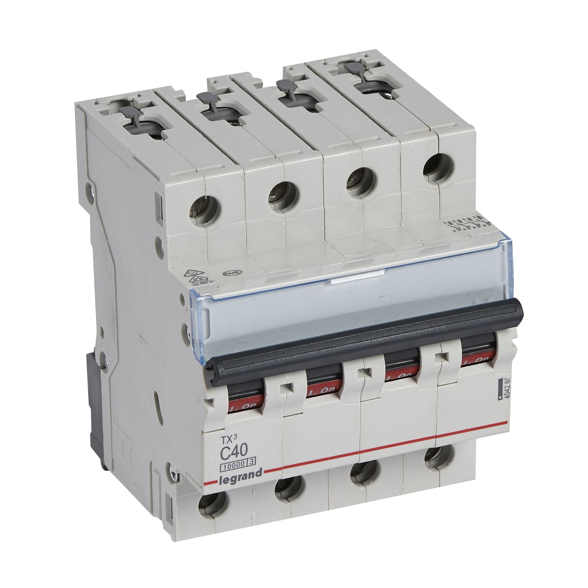 Jistič čtyřpolový LEGRAND 404260 TX3 4P C40 10000A