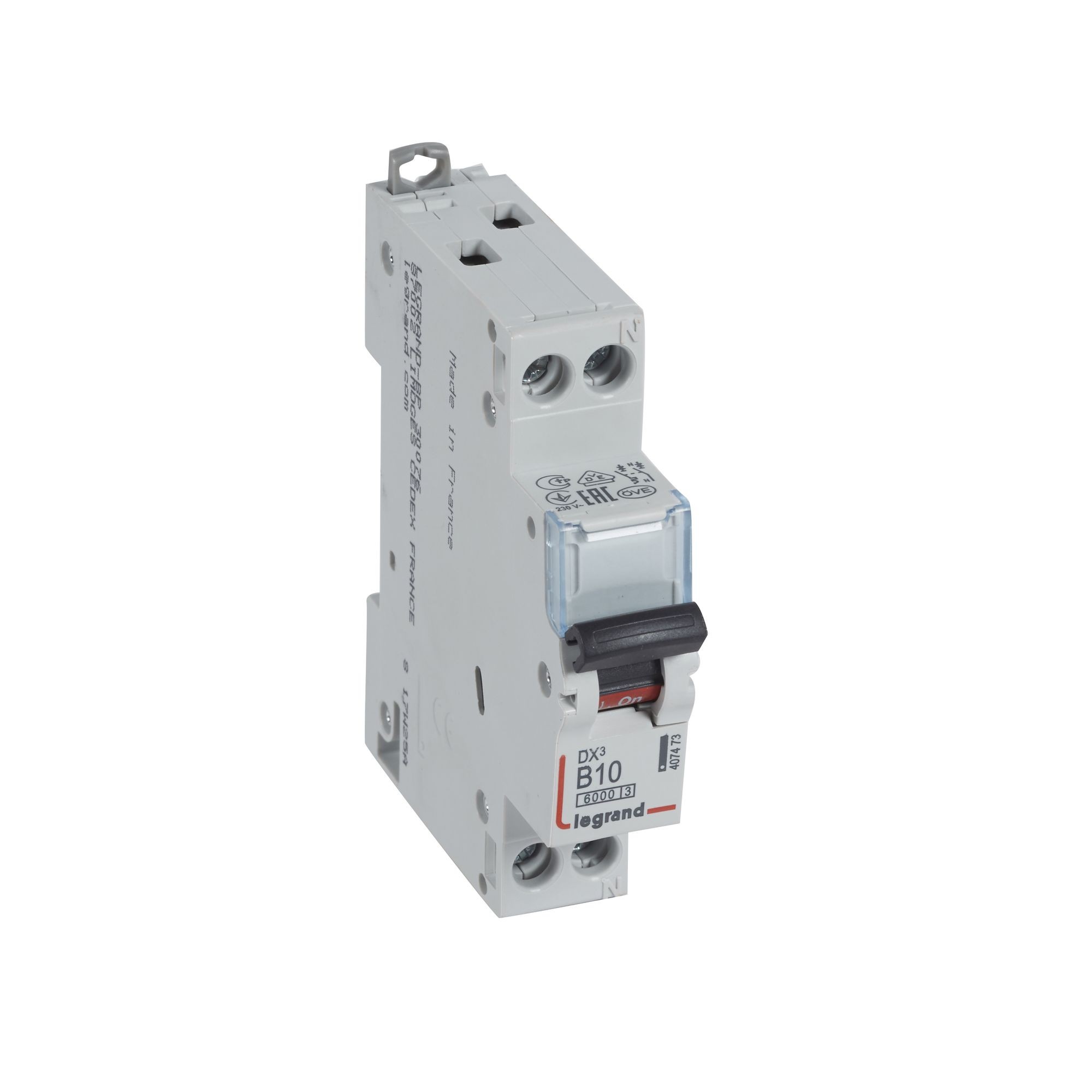 Jistič dvoupolový LEGRAND 407473 DX3 1P+N B10 6/10KA
