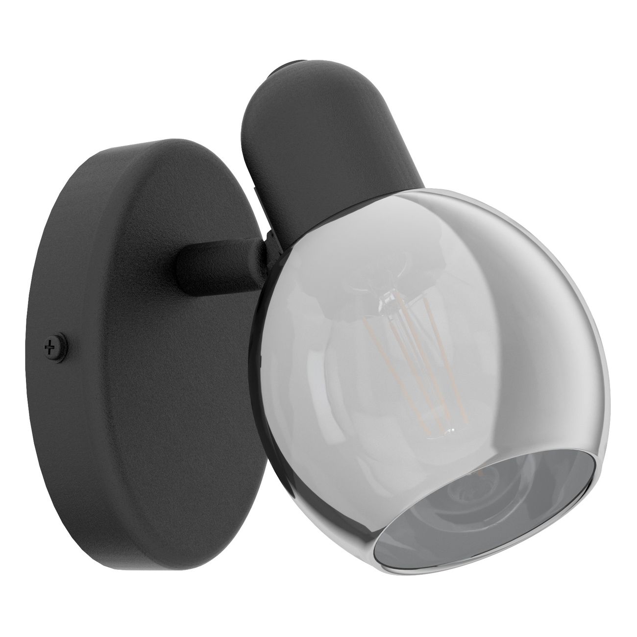 Nástěnné svítidlo POLLICA černá 65 mm 1X28W EGLO